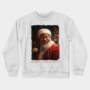 Realistic Santa Claus Christmas Party Costume Crewneck Sweatshirt
